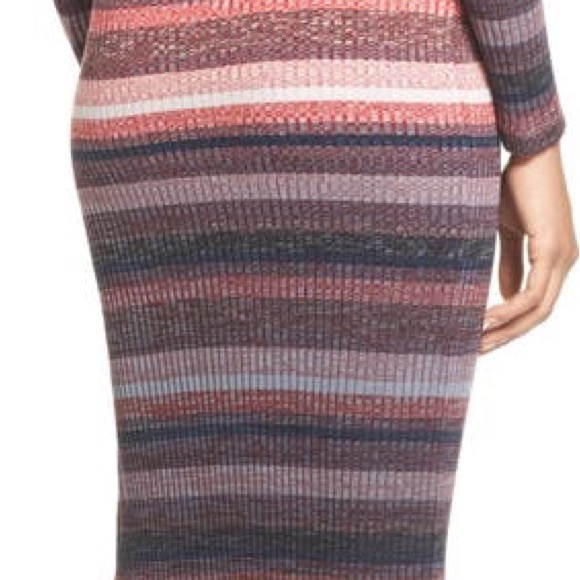 French Connection Bintan Dégradé Rib Dress - Picture 3 of 5